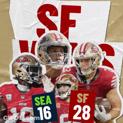 Football Players Holding Sign Sea 16 GIF