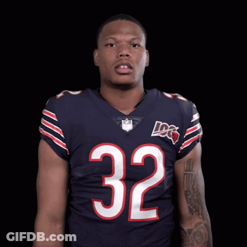 Football Players In Jerseys 16 And 11 GIF
