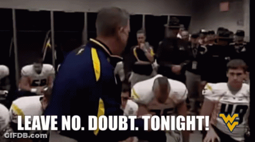 Football Players In Locker Room Leave No Doubt Tonight GIF