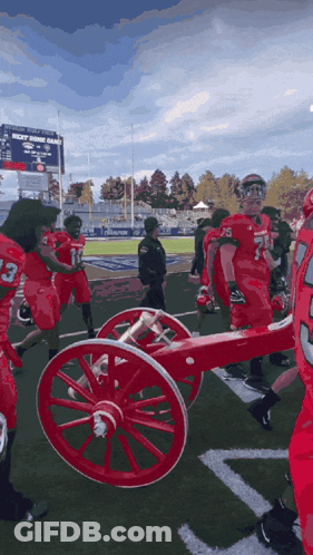 Football Players In Number 13 Jerseys GIF