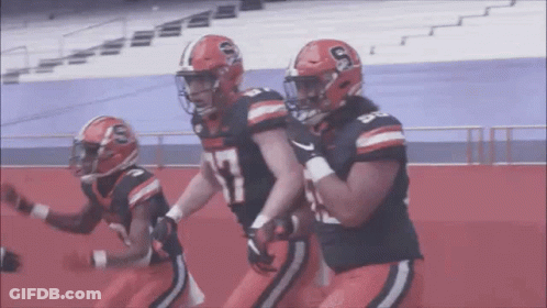 Football Players In Number 17 Uniforms GIF