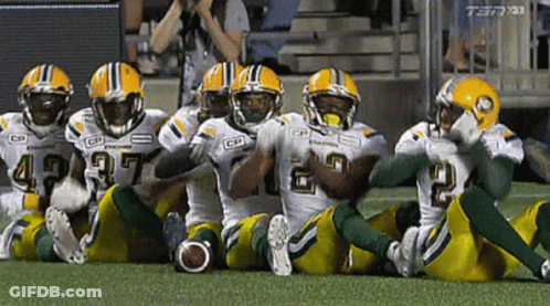 Football Players Kneeling Number 2 GIF