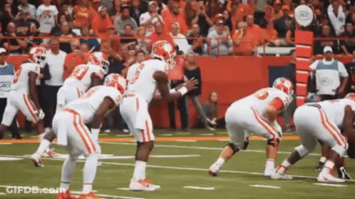 Football Players Lined Up With Number 23 GIF