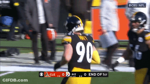 Football Players On Field Including Green And Glowinski GIF