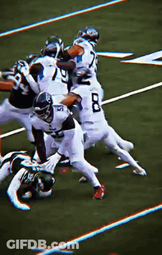 Football Players On Field Number 23 Jersey GIF