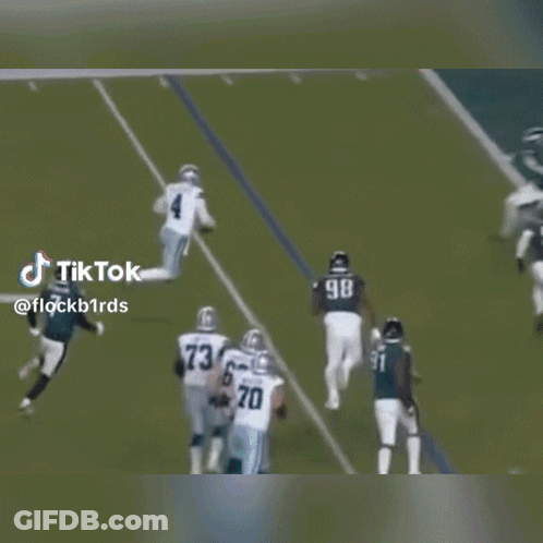 Football Players On Field Number 78 GIF