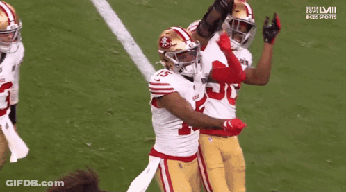 Football Players On Field Super Bowl VII GIF