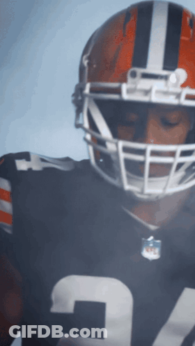 Football Players On Field With Number 13 GIF