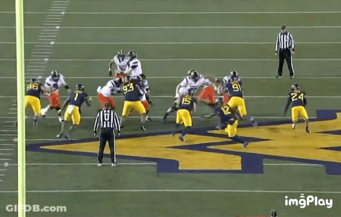 Football Players On Field With Referee Imgplay GIF