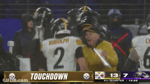 Football Players Playing Game GIF