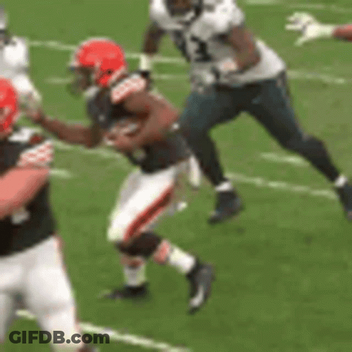 Football Players Playing Game On Field GIF