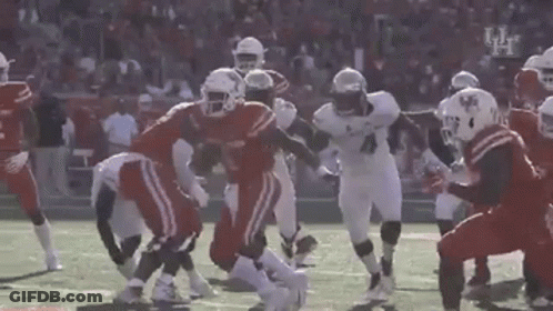 Football Players Playing Game GIF