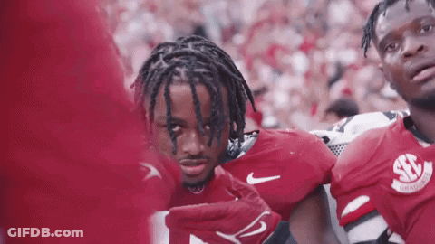 Football Players Pointing At Camera GIF