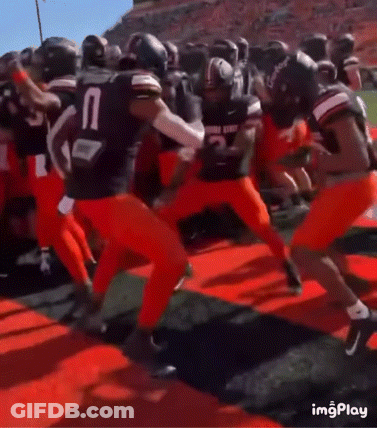 Football Players Running Number 2 Jersey GIF