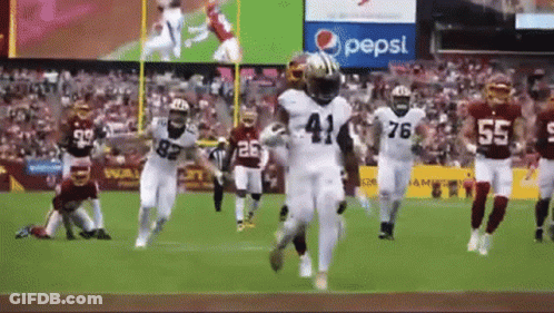Football Players Running With Pepsi Ad GIF