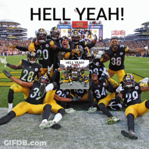 Football Players Saying Hell Yeah GIF