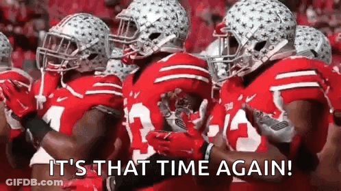 Football Players Saying It's That Time Again GIF