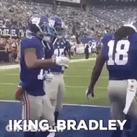 Football Players With Number 18 Jersey GIF