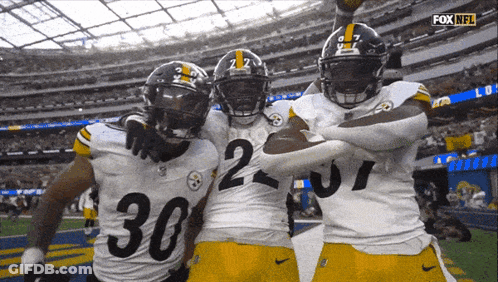 Football Players With Number 30 Shirts GIF
