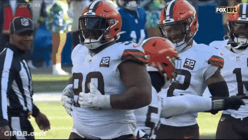 Football Players With Number 32 GIF