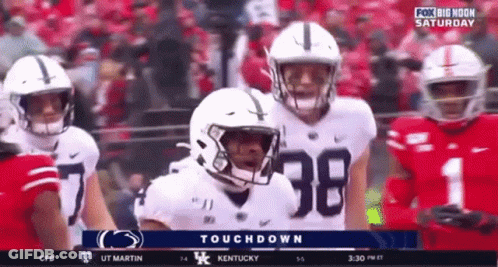 Football Players With Number 38 On Jerseys GIF