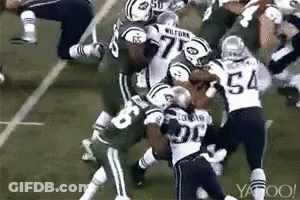 Football Players With Number 54 Jersey GIF