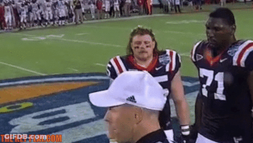 Football Players With Number 71 GIF