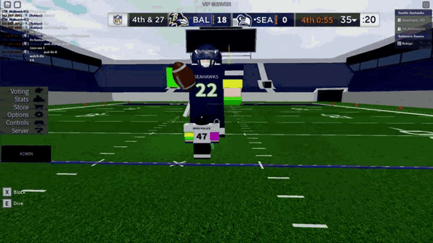 Football Roblox Game GIF