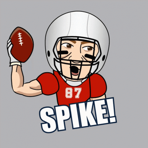 Football Rugby Spike GIF