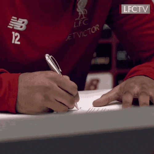 Football Signing Premier League Joe Gomez GIF