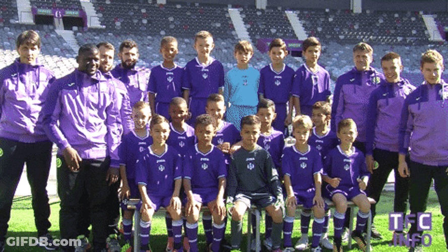 Football Team Dab Funny Celebration GIF