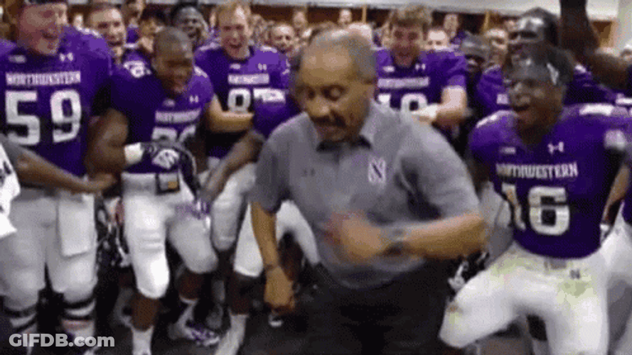 Football Team Dancing Time GIF