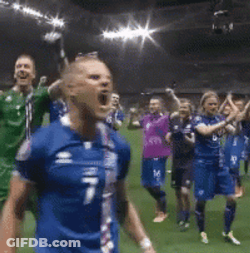 Football Time After Gam Celebration GIF
