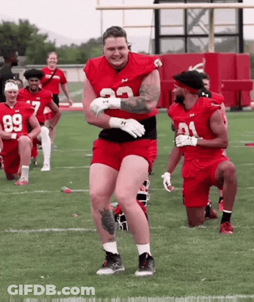 Football Time Dancing Player GIF
