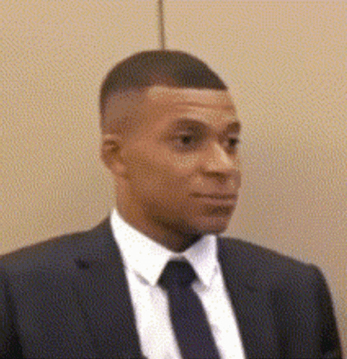 Footballer Kylian Mbappe Funny Make Face Reaction GIF