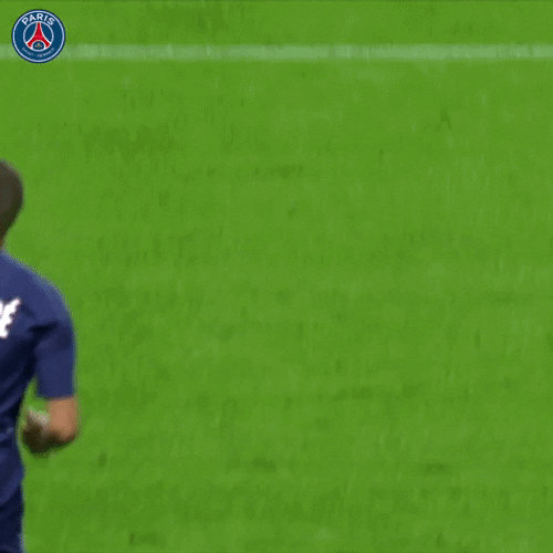 Footballer Kylian Mbappe Happy Arms Crossed Pose GIF