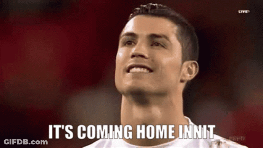 Footballs Coming Home Cristiano Ronaldo GIF