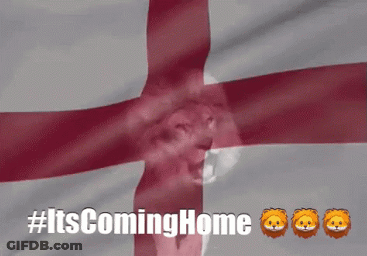 Footballs Coming Home Lion Roar GIF