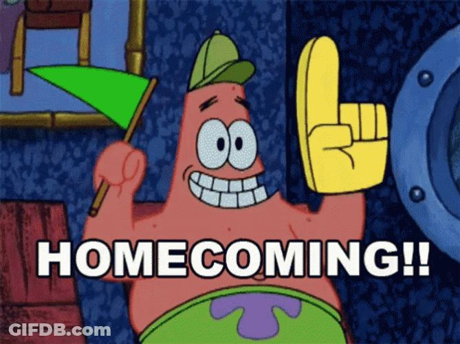 Footballs Coming Home Patrick Star GIF