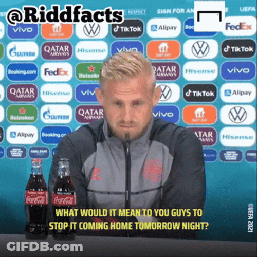 Footballs Coming Home Peter Schmeichel GIF