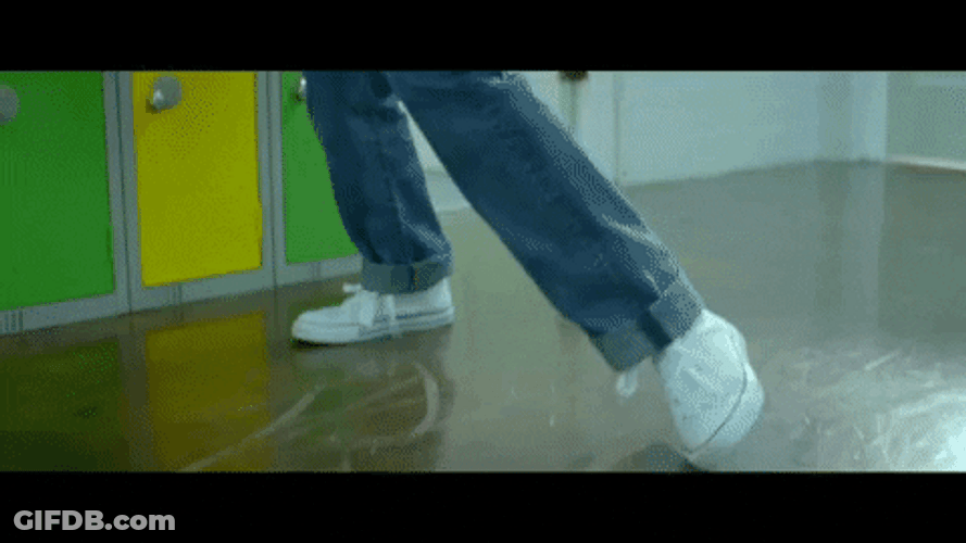 Footloose Dance Steps School Locker Scene GIF