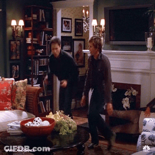 Footloose Eric McCormack Kevin Bacon Dancing GIF