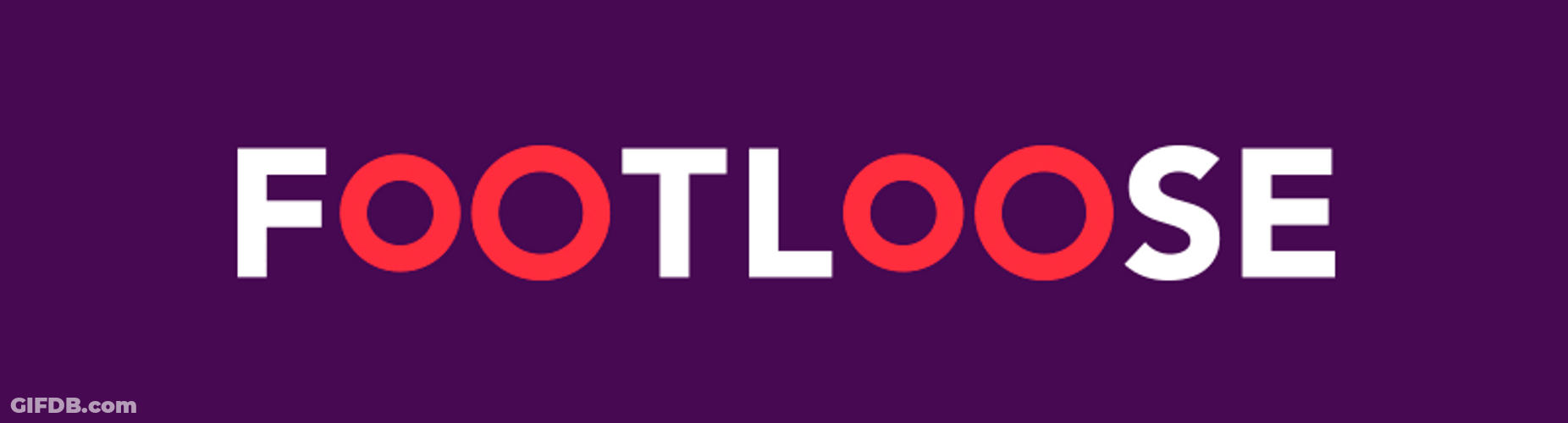 Footloose Flashing Text Art GIF
