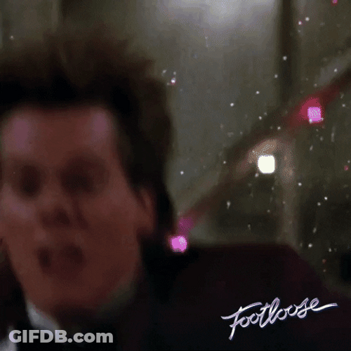 Footloose Kevin Bacon Singing GIF