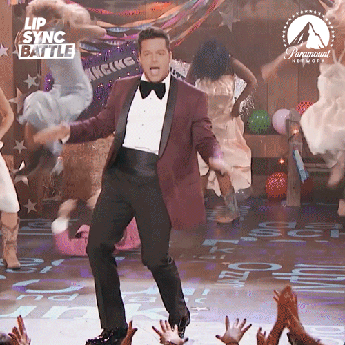 Footloose Ricky Martin Lip Sync Battle GIF
