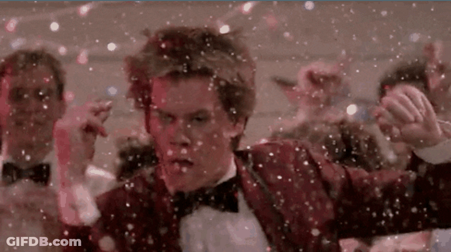 Footloose Spin Dance Kevin Bacon GIF