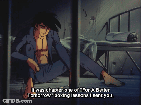 For A Better Tomorrow Chapter 1 Strike With Left Jab In Detention House GIF