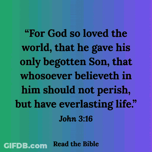 For God So Loved The World GIF