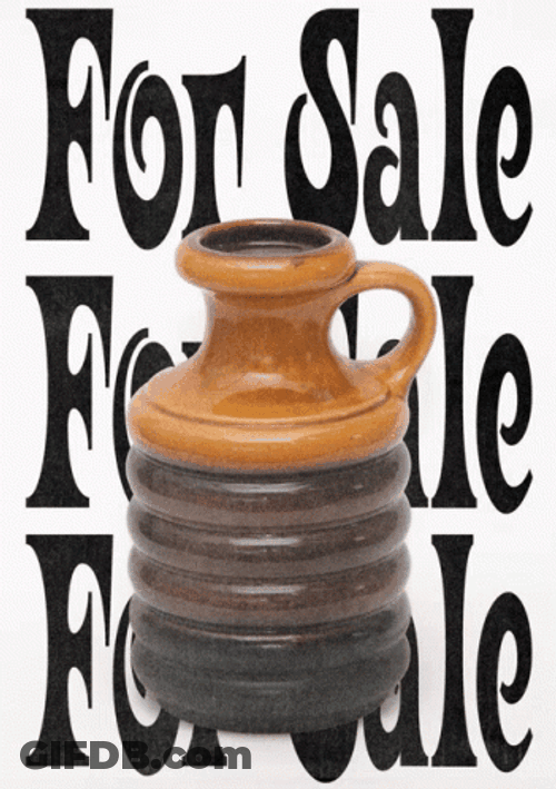 For Sale Brown Vase GIF