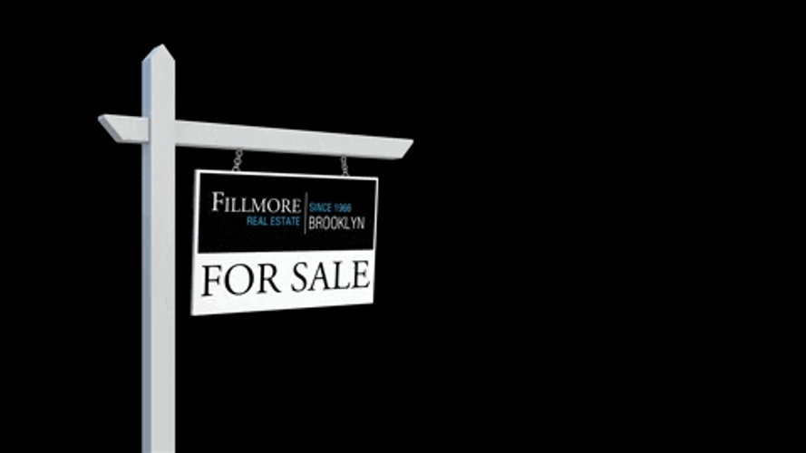For Sale Sign Swinging GIF